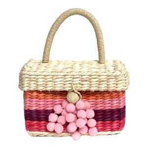 BTB Los Angeles Sandy Beach Woven Basket NWT